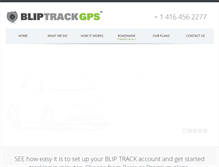 Tablet Screenshot of bliptrackgps.com